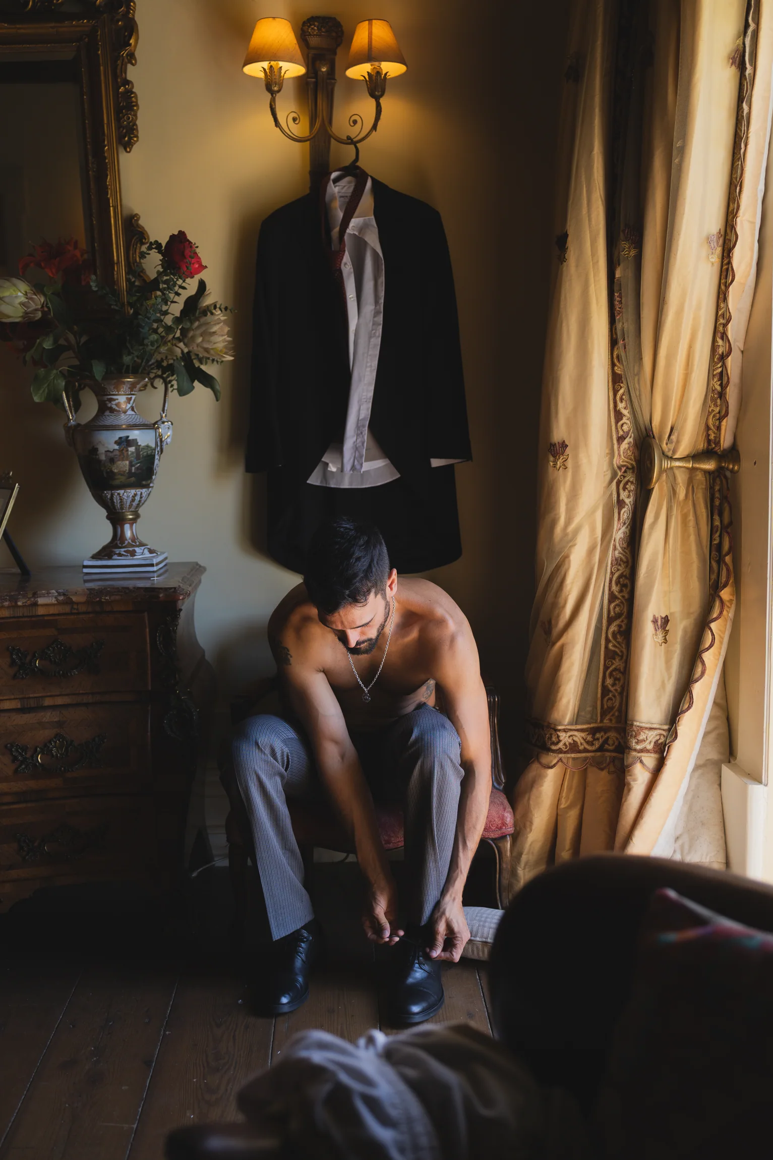 Preparativos antes do casamento